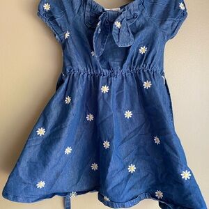 Blue Floral Kids Dress